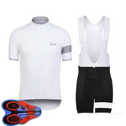 Drużyna Rapha Summer Mens Cycling Jersey Zestaw koszule z krótkim rękawem BIB SUT SUT RACING Rower Mundur Outdoor Sports Outfits Ropa C245R