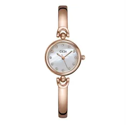 2023 Часы-браслет в стильном и минималистичном стиле, круглый циферблат с универсальным водонепроницаемым браслетом, кварцевые часы
