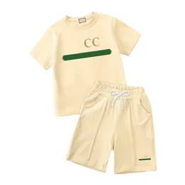 In stock 3 styles Designer Kids Clothing Sets Baby Boys Girls T shirt Suit Tops Pants Two-piece