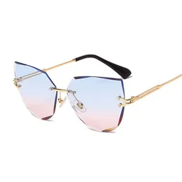 Sunglasses Frames Cat Eye Woman High Quality Black Transparent Female Sun Glasses Feminino De Sol Zonnebril Dames 230629