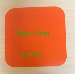 400pcs Büyük Yedek Kare Jel Pads Sac Hidrojel Turuncu 10*10 cm Tüskül EMS Trainer Kas Stimülatör Zayıflama Güzellik Aksesuarları