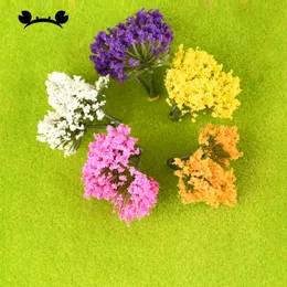 Architecture/DIY House 50pcs Multi-Color 3cm Model Trees Model Flower Miniature Garden Green Plant Model Train Railroad Scenery Doll House Decorations 230629