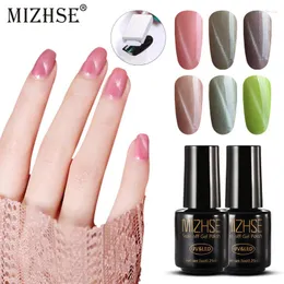 Nail Gel MIZHSE Cat Eyes Vernis Semi Permanant Magnetic Polish UV Glitter Varnish Art