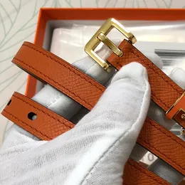 womens belt 13 MM woman belt designer belt designer real calfskin made of titanium steel gold-plated Factory direct sales retro luxury official reproductions 015