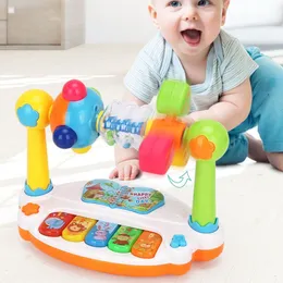 Baby Music Sound Toys Story 6 till 12 månader som sjunger Baby Electronic Organ Toy Spädbarn Toys Musical Learning Early Education Activity 230629