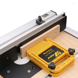 Professionellt handverktyg sätter DIY Multi-Purpose Feather Loc Board Set Woodworking Gravering Machine Double Feather Boards Miter Gauge Slot