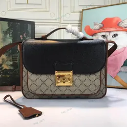 7A Designer Luxury Handbag Two-One Padlock Tigrotti Sadel Flap Bag Luxury Women's Shoulder Messenger Beige Designer Bag 658487