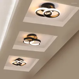 Потолочные светильники ZK50 Маленькие мини-светодиодные лампы креативного дизайна Лампы внутреннего освещения Коридор Балкон Проход Комната