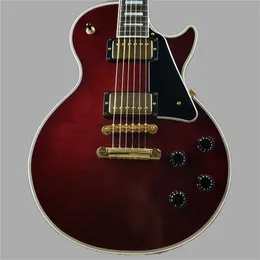 Hist ory Hs-Lc Wine Red Actual Image Electric Guitar Paul Chikushino