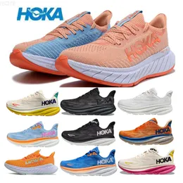 16Hoka one Zapatillas para correr Hoka Carbon X3 Hombres al aire libre Mujeres Clifton 9 Amortiguación Zapatos de larga distancia Zapatillas de deporte para hombre y mujer