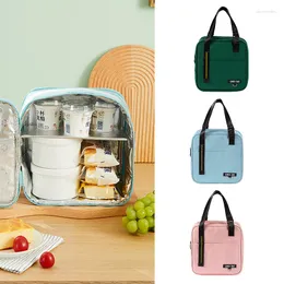 Dinnerware 2024 Insulated Lunch Bag Zipper Cooler Tote Thermal Box Canvas Picnic Bags Work Handbag Pattern