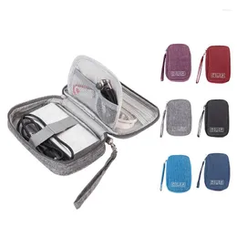 Card Holders Digital Storage Bag USB Data Cable Organizer Portable Waterproof For Electronic Devices Earphone Line Charger Plug Travel