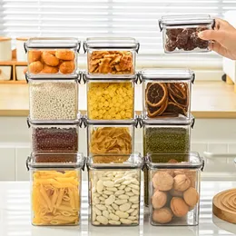 Storage Bottles Kitchen Noodle Spaghetti Container Household Cereal Preservation Box And Cover Food Beans Oats Fresh-keeping Seal Tools