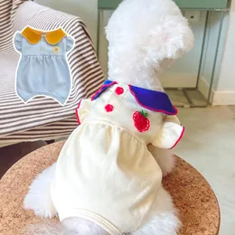 Cão vestuário bonito algodão macacão macacão inverno roupas para animais de estimação casaco filhote de cachorro yorkshire pomeranian poodle bichon frise roupas xxs