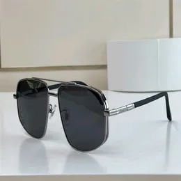 Vintage Shield Pilot Sunglasses for Men Gold Metal Grey Lens 58y Sport Sun Glasses Wrap Sunglasses UV Eyewear with Box261J