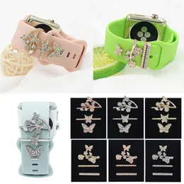 Watch Bands Creative Diamond Brooch Decorative Ring Strap Accessories Band Ornament Wristbelt Charms