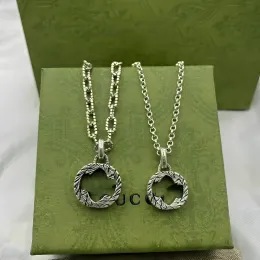 Luxury Brand Designer Necklace G Jewelry Fashion Pendant Necklace Women's High Quality Luxury Men's Couple Gift