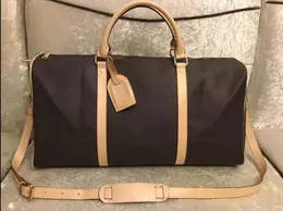 Lange, kurze Distanz-Reisetasche, großes Fassungsvermögen, PU, handgefertigt, für schlechtes Gepäck, modische geprägte Sport- und Sporttaschen, 54 cm