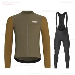 Radfahren Jersey Sets Pas Normal Studios Herren 2023 PNS Trikots Set Herbst Langarm Mantel Reiten Fahrrad Jacke Anzüge Ropa ciclismo 230928