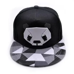 Ball Caps Mężczyźni Kobiety gumowe stereo kreskówkowe zwierzęce panda sunshade baseball czapka letnia sport przeciwsłoneczny Hip Hop Regulowane bawełniane czapki U11 230928