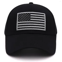 قبعات الكرة الأمريكية العلم الأمريكي كامو البيسبول في الهواء الطلق الرياضة قبعة Snapback قبعة تطريز صيد أبي القبعات