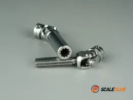 Scaleclub 1/14 Tractor Mud Head Climbing Simulation Metal CVD Drive Shaft Universal Joint Coupling