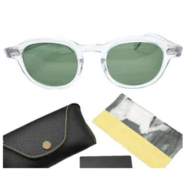 johnny depp retrovintage sunglasses mirror polarized antiblue ray quality plank fullrim occhiali da sole fullset case l m s298J