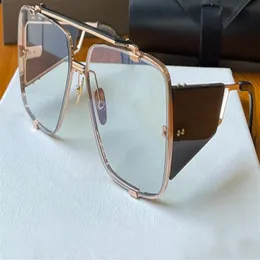 Large Square Sunglasses Rose Gold Grey Lens Big Oversize Sun Glasses for Men Puplar Fashion Accessories with Box282W