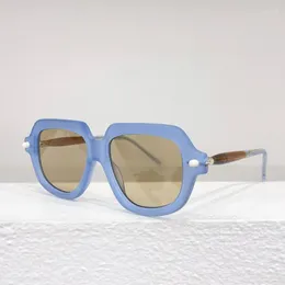 Solglasögon kub p13 tillverkad i Tyskland män och kvinnor acetat UV400 mode solglasögon med vårgångjärn