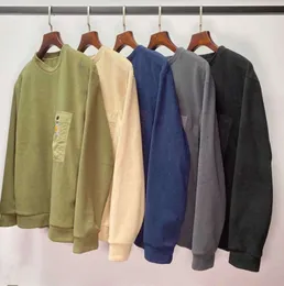 Mens Sweater Designer Hoodie Carhart Embroidered Crew Neck Sweatshirt Tech Fleece Coat Men Long Sleeve Tshirt Loose Oversize Sweaters Sports High street leisure