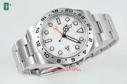 C+ Factory Mens Watch Better Version 42mm Explorer 216570 GMT 904L Steel Sapphire Power Reserve CAL.3285 Movement Mechanical Automatic Watches Men's Wristwatches