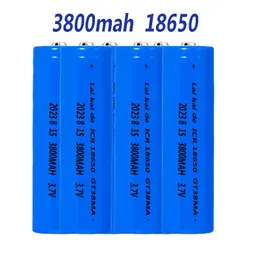 GT38MA 3800mAh Uppladdningsbar 3.7V Li-ion 18650 Batterier Batteri för LED-ficklampa Travladdningsbatteri