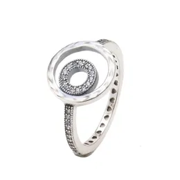 Ringar Pandorara Designer Luxury Fashion Women New Silver Plated Signature Series Multi Ring Pav Tight Set Ring Fashion Logo Ring Gift for Women