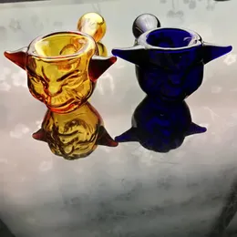 Ghost-Faced Animal Pipe Bongs Oil Burner Pipes Water Pipes Glass Pipe Oil Rigs Smoking Free Shippin