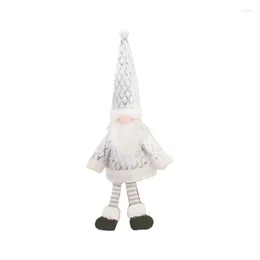 Christmas Decorations Gnome Wine Bottle Covers Sequins Clothes Santa Dress Hat Set For Xmas Year Holiday Dining Table