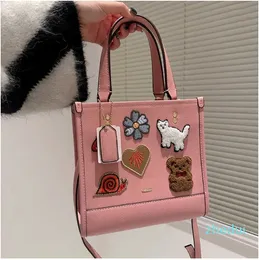 Hayvan desenleri tote çanta deri lüksler çanta kadın tasarımcı çanta sevimli omuz alışveriş çantaları zarif çapraz cisim çanta çanta