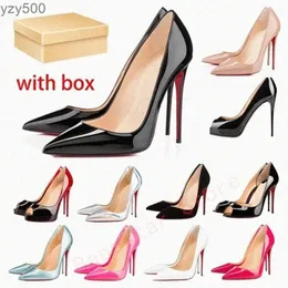 loubutinly christians red bottomed Dress Shoes Designers Styles Heels Women Luxury High Heel 6CM 8cm 10cm 12cm Quality Sole Shoe Round Pointed Toes Pumps Wedding Par