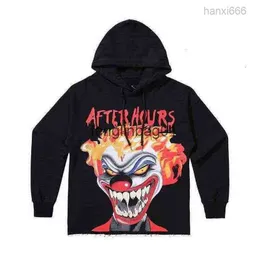 Trendiga Vlones Clown Head Hairline Big V Terry Loose Street Hip Hop Men's and Women's Trendy3374