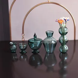 Bottles Creative Cute MINI Glass Vase Plant Hydroponic Terrarium Art Table Crafts DIY Bottle