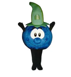 Halloween Blueberry Mascot Costume Customization Cartoon Fruit Anime Theme Character Christmas Fancy Party Dress Carnival Unisex Adults Outfit