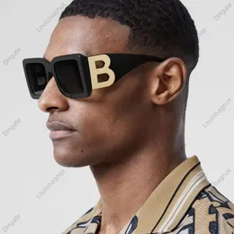 Fashion Oversized the Letter b Square Luxury Trend Sunglasses Women Men Retro Rectangle Sunglasses Gafas De Sol