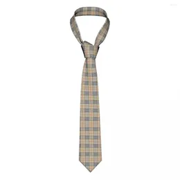 Bow Ties Classic Scottish Tartan Plaid Necktie Men Women Skinny Polyester 8 Cm Narrow Checkered Neck Tie Suits Accessories Cravat Busines
