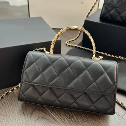 Luxurys tasarımcıları omuz çantaları kalite yüksek c çanta moda kadınlar çapraz el çantası klasik metal sap zincir çantalar debriyaj totes bayanlar cüzdan logo ile cüzdan