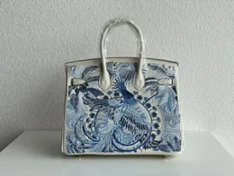 borsa di design di lusso 25 cm borse moda graffiti toppers qualità completamente fatta a mano ricamo in pelle togo consegna veloce prezzo all'ingrosso