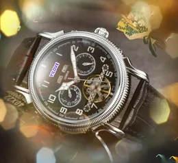 Berömda män bosatta stoppur titta på stora fulla mekaniska automatiska dag datum tid lyx mode självlindande rörelse armbandsur montre de luxe gåvor