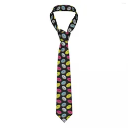 Yay bağları Renkli tatlı çörek kravatları unisex moda polyester 8 cm genişliğinde fast food boynu Erkekler için kıyafet aksesuarları kravat düğün