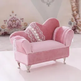 Мешочки для ювелирных изделий Открывающаяся мебельная коробка Витрина для хранения Мини-кресло для кукольного домика
