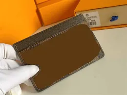 Tasarımcı Lüks Cüzdan Deri Kahverengi Damier Grafit Dikey Kart Tutucu Cüzdan M61733 El çantası debriyajı Pochette Cüzdan