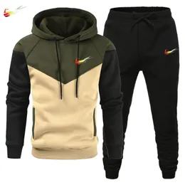 Designer Tracksuit Casual Sportsuit men Hoodies Sweatshirts Sportswear Coat Pant Men Set Sweatshirt joggers Hooded