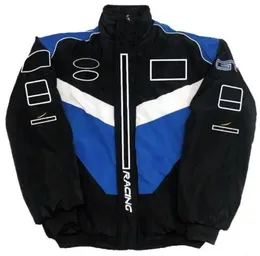 Klassische F1 Formel 1 Rennjacke Herbst und Winter Vollstickerei Baumwollkleidung Spot Sale y2